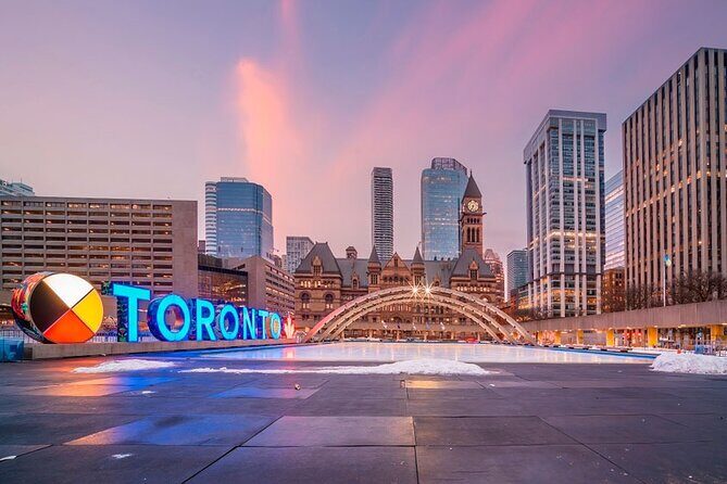 City Sightseeing Toronto Guided Night Bus Tour - CN Tower, Rogers Centre, and the Downtown Glow From the Bus