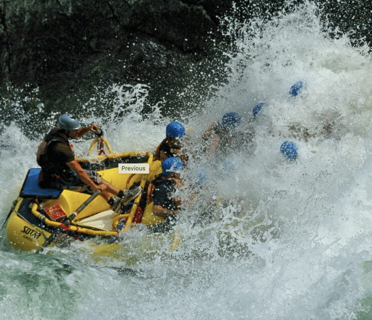 Clearwater BC Rafting with time for a waterfall Tour - The schedule: from Old North Thompson Highway to river time, then waterfall stop