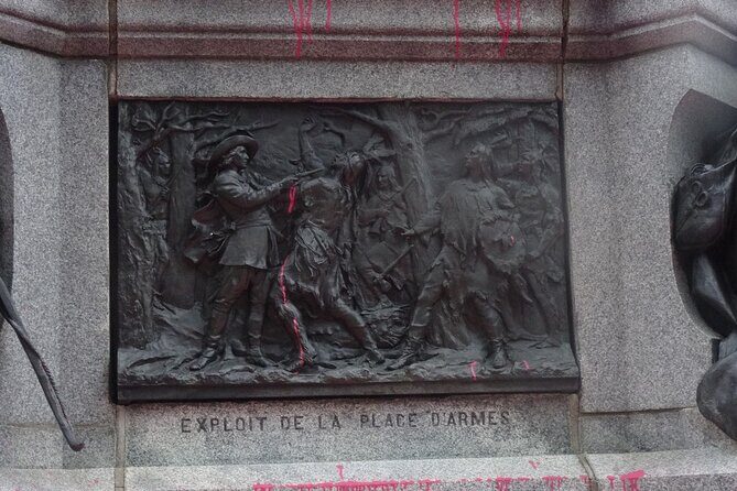 Colonial Secrets of Old Montreal Walking Tour - Stop 1: Place d’Armes and the Colonial Secrets in Plain Sight