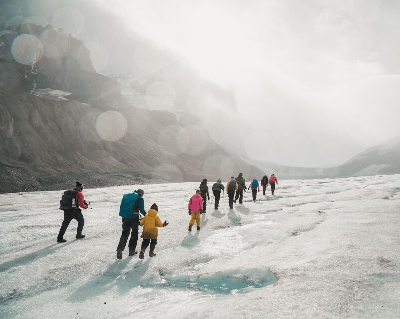 Columbia Icefield: Guided Glacier Hike - Difficulty and altitude: moderate hike, but not for everyone