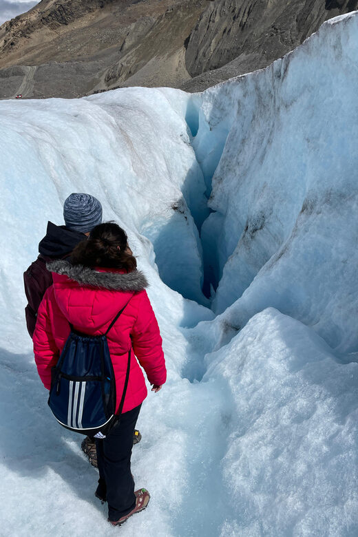 Columbia Icefield: Guided Glacier Hike - Included gear that makes the difference: micro-spikes, boots, rainwear, poles