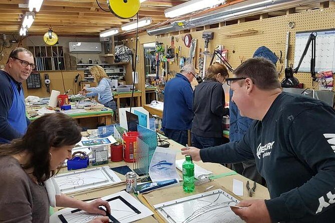 Create your own Stained Glass Masterpiece - The 3-hour hands-on flow: cut, fit, solder, and finish