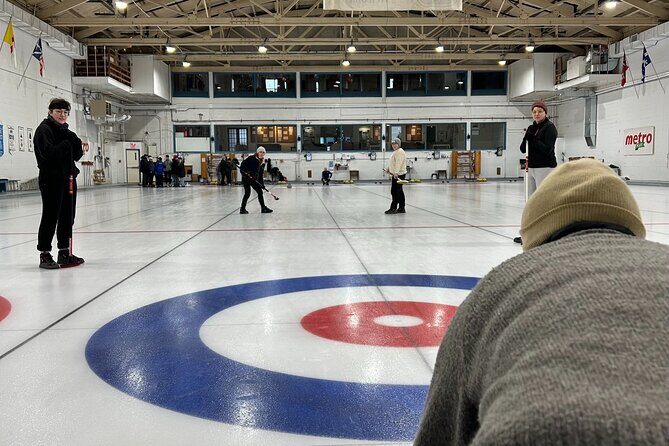 Curling Experience in Montreal - Safety First, Then Basics Taught by Brandon or Robert