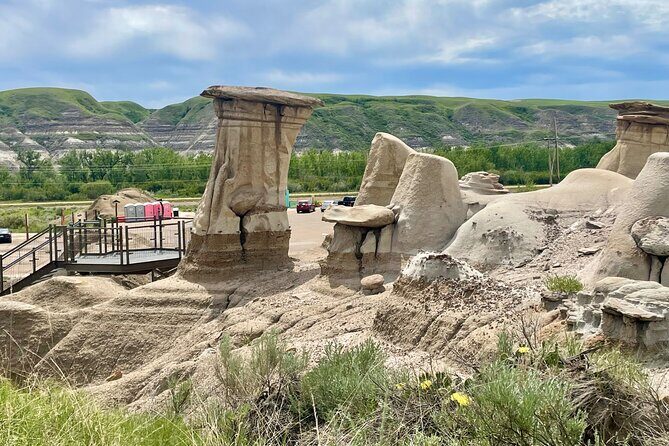 Day of Dinosaurs & Hoodoos from Calgary to Drumheller Badlands - Hoodoos: the surreal pillar views and why boots matter