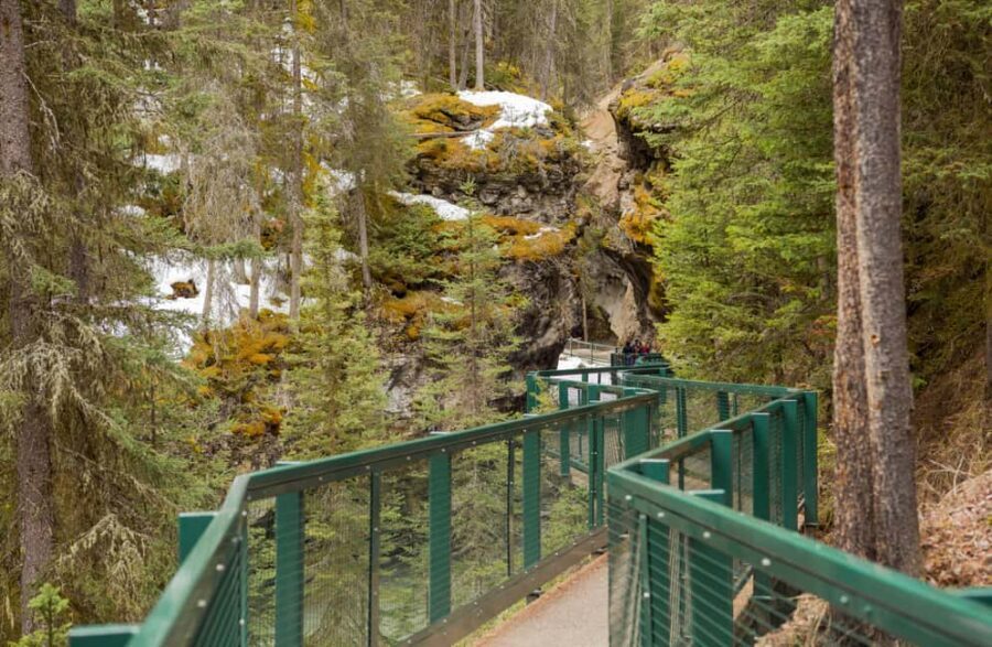 Deep Day Tour to Peyto, Moraine, Louise Lakes, J. Canyon... - Johnston Canyon: limestone walls, tunnels, waterfalls, and a satisfying walk