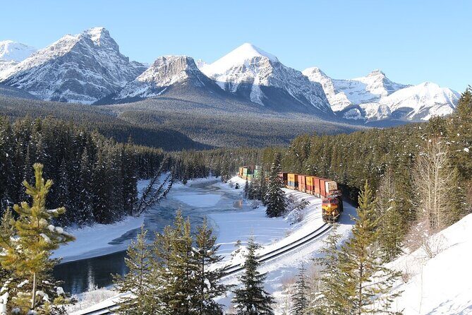 Discover Banff National Park Day Trip From Calgary - Lake Minnewanka and Bow Falls: Big Lake Quiet and a Fast Waterfall