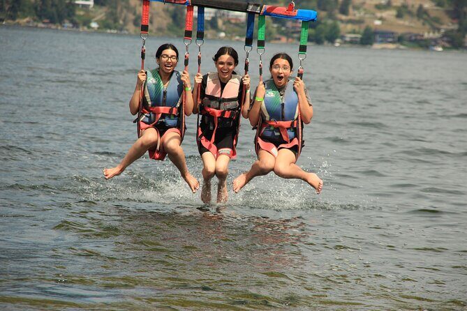 Early Bird Parasailing Experience in Kelowna - The jet boat ride: 600 horsepower, plus lake and winery views