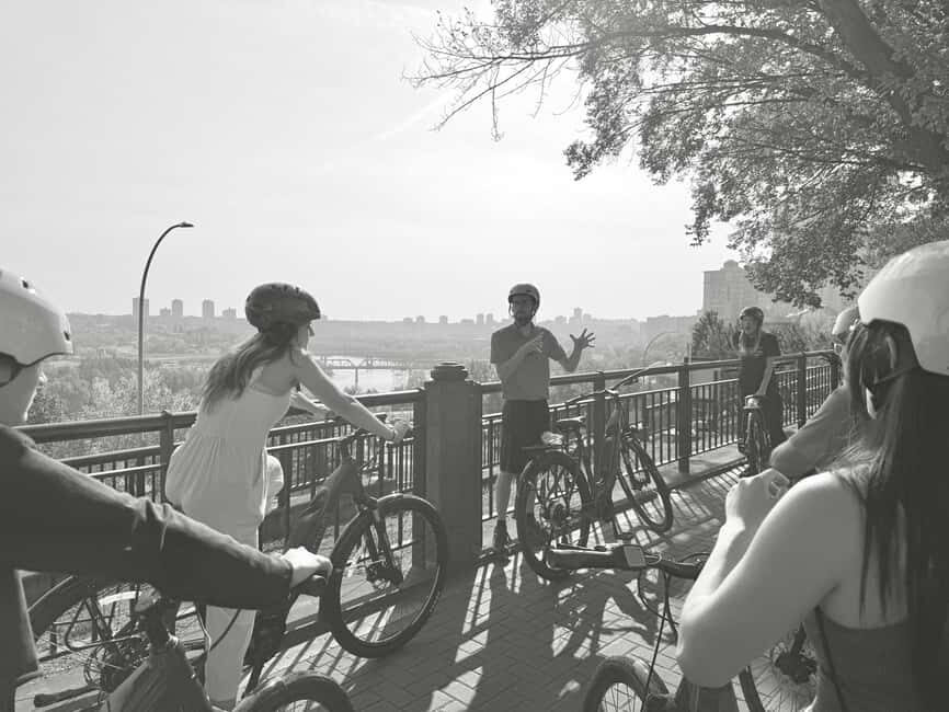 Edmonton: City Bike Tour, Highlights and River Valley - How the ride feels: relaxed pace, good stops, and meeting people