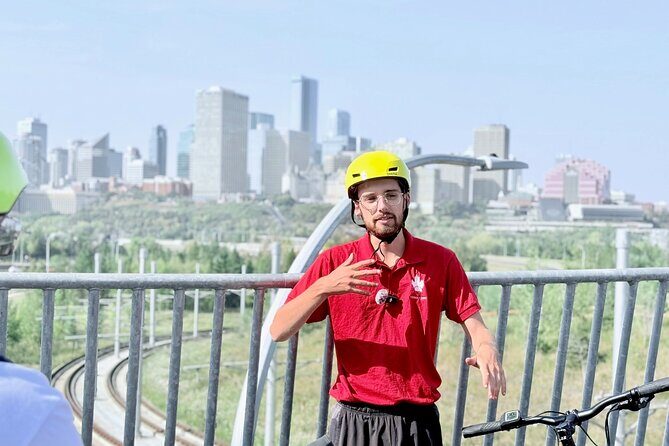 Edmonton City Highlights 3 Hour Bike Tour, E-Bike Upgrade Avail. - Chinese Garden, Churchill Square, and ICE District: culture and sport in one downtown loop