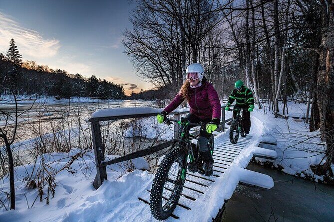 Electric Fat Biking Adventure in Banff | Small Group Adventure - Bow Falls: Roar, Mist, and That Last-Stop Awe