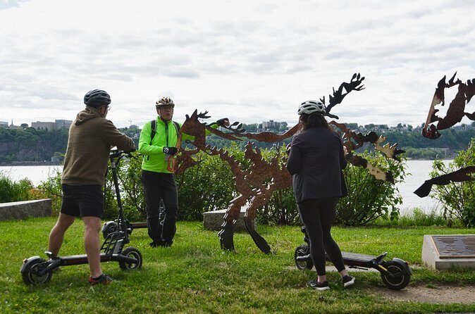 Electric Scooter Guided Tour of Quebec City - The Hidden Neighborhood Part: Saint-Roch, Limoilou, and Saint-Sauveur