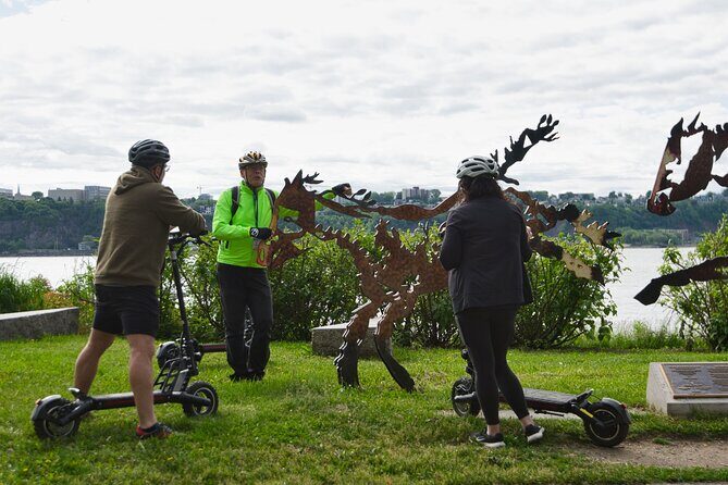 Electric Scooter Guided Tour of Quebec City - Stop 1: St. Lawrence River Riding on a Scenic, Traffic-Avoiding Trail