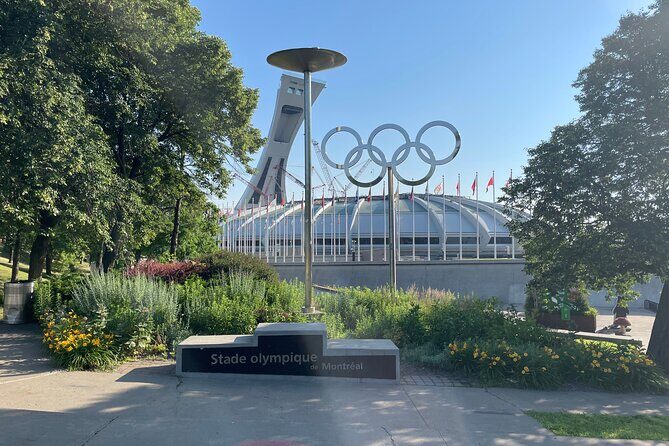 Exclusive Tour of the Montreal Olympic Games by MTL76 - Stop 1: Olympic cauldron and rings for the Games’ big origin story