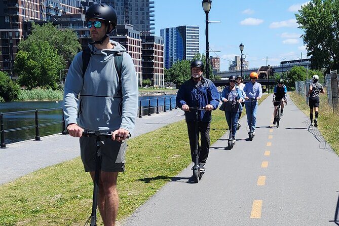 Experience Old Montreal on e-scooters with a local comedian - Why an e-scooter comedy tour works so well in Old Montreal