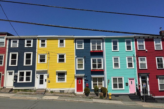 Explore St. John's Scenic Bus Tour to Cape Spear and Quidi Vidi - Downtown St. John’s and Jellybean Row: quick color, good photo strategy
