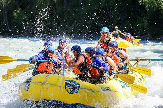Extreme Whitewater Rafting on Kicking Horse River - Included gear: wetsuit, booties, and staying functional
