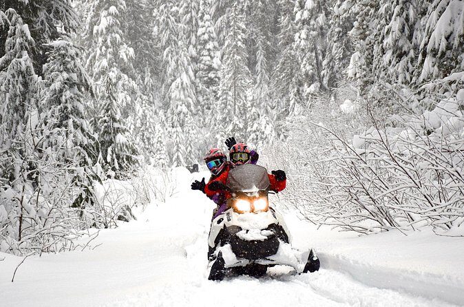 Family Snowmobile Tour in Whistler - Riding the Callaghan and Brandywine Valleys on Groomed Trails
