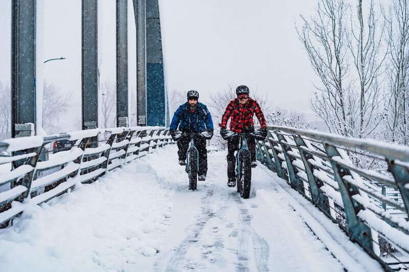 Fatbike rental - Au Canal-de-Lachine - Price and value: $18 for a guided winter fatbike setup