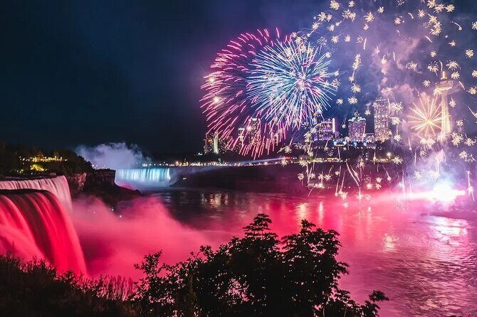 Fireworks and Falls Glow Canada Walking Tour and Skylon Tower - Value check: what $59.99 buys you at night