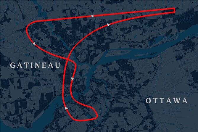 Fly over the City of Ottawa in a Helicopter - From Casino Lac Leamy to the Ottawa River: the city’s shape appears fast