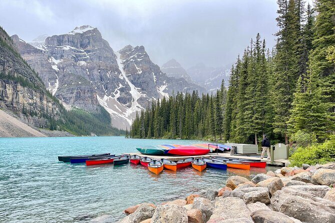 From Banff: Affordable Moraine Lake and Lake Louise Shuttle Bus - Weather matters more than you think
