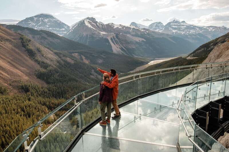 From Banff: Columbia Icefield Tour with Glacier Skywalk - Ice Explorer: driving onto the Athabasca Glacier