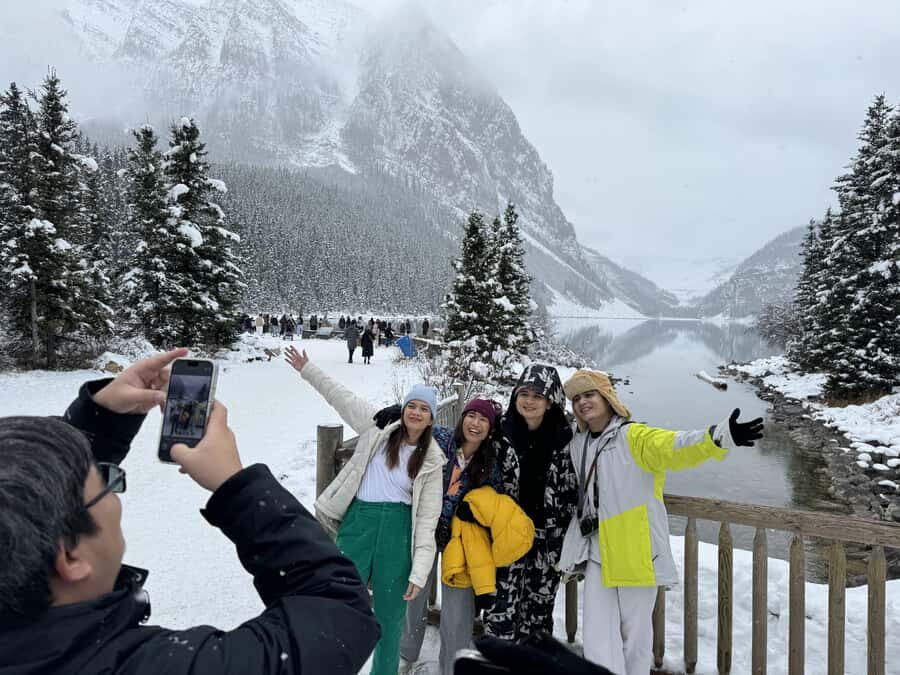 From Banff: Lake Louise, Emerald Lake & Takakkaw Falls - Natural Bridge Lower Falls: the 15-minute warm-up that matters