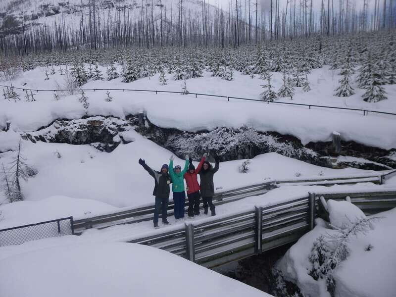 From Banff: Marble & Johnston Canyon Icewalk Combo - Getting there: meeting point and what the pickup looks like