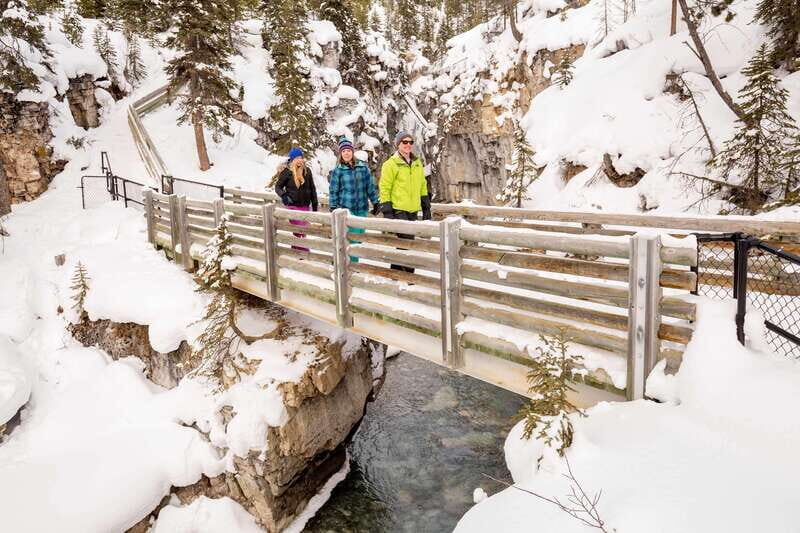 From Banff: Marble & Johnston Canyon Icewalk Combo - Marble Canyon Icewalk: the quiet drama of a deep slot canyon in BC