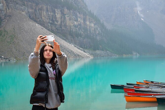 From Banff: Shuttle Service to Moraine Lake & Lake Louise - The “tour” part: recorded audio, plus real driver help