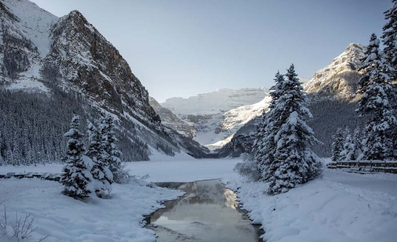 From Banff: Winter Wonderland; Lake Louise & Johnston Canyon - A Banff winter day that stays active, not exhausting