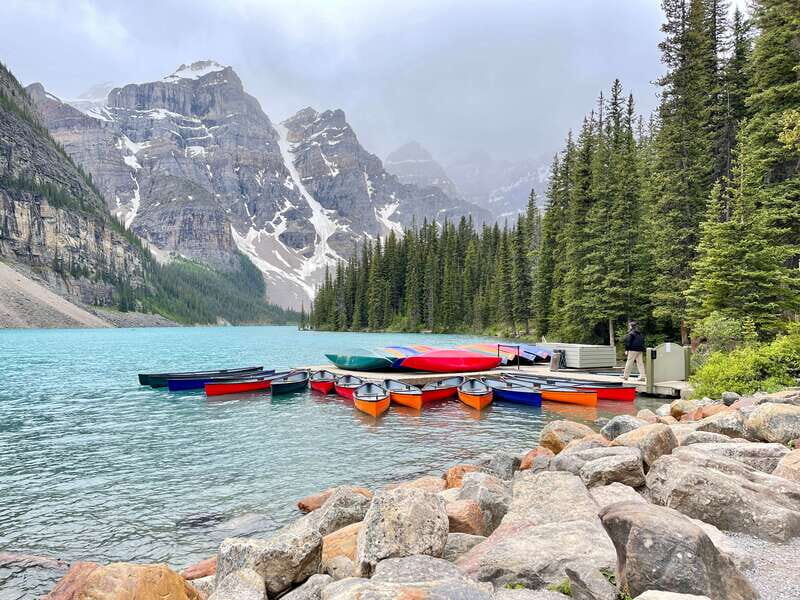 From Calgary: Banff & Yoho National Parks Private Day Tour - Lake Louise: turquoise views and a shore-walk moment