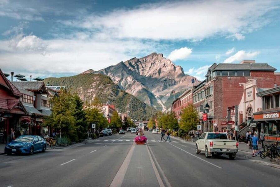 From Calgary: Explore 4 Stunning Lakes in Banff & Yoho - Bow Lake: a calmer lake stop with a shoreline walk