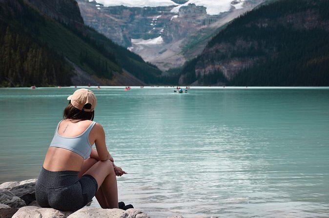 From Calgary Explore Moraine Lake Lake Louise and end in Banff - Stop 1: Lake Louise shore time that you can actually use
