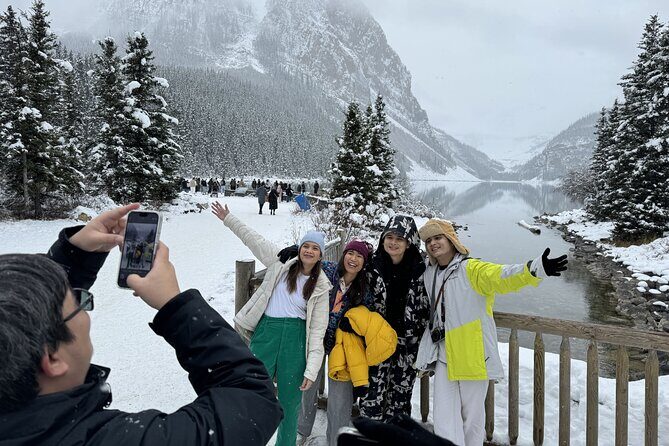 From Calgary Explore Moraine Lake Lake Louise and end in Banff - Visitor Information Centre: a 15-minute reset that helps