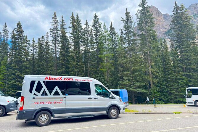 From Calgary: Moraine, Lake Louise & Johnston Canyon- Shared Tour - Transportation Comfort and Group Size: The Good and the Realistic