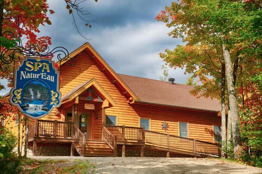 From Montreal: Natur'Eau Spa Day Trip with Admission Ticket - A Nordic spa day in Lanaudière, minus the stress