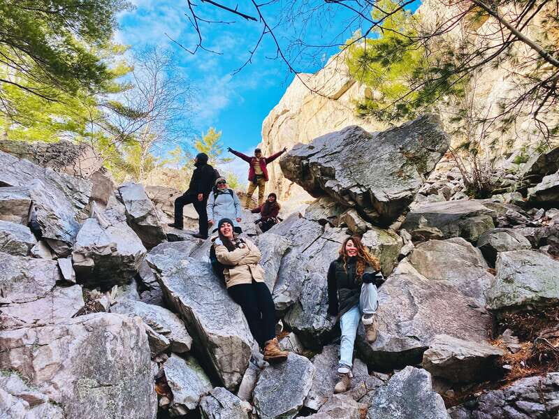 From Toronto: Killarney and French River Guided Day Hike - The panoramic payoff: clear blue lakes and jack pine framing