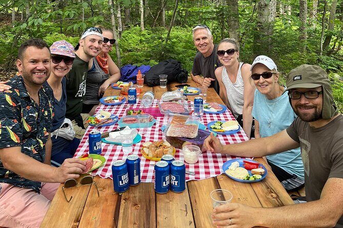 Goat Hiking, Beaver Dam Visit and picnic in Quebec forest - Picnic in the Quebec woods: goat cheese, charcuterie, and a slower finish