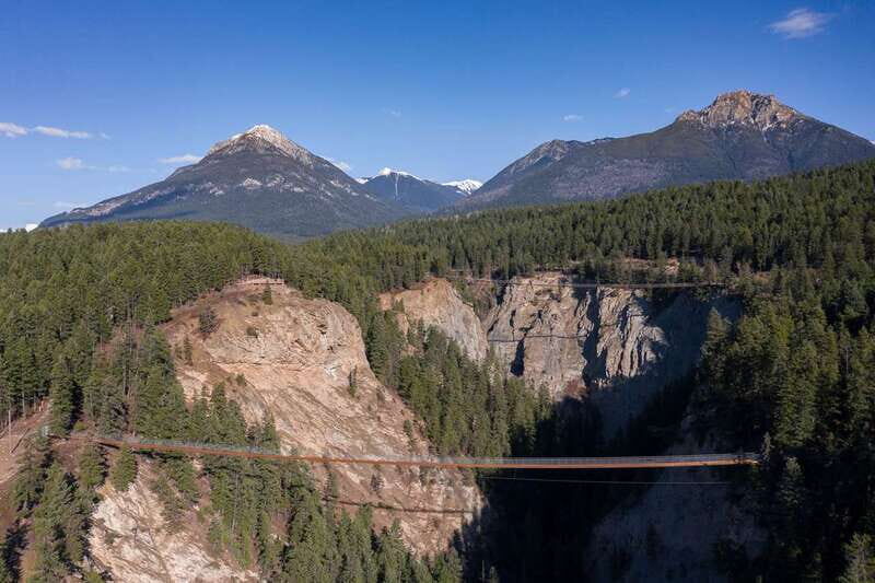 Golden, BC: Golden Skybridge Bridge Pass Admission - Getting there fast: parking, the one entrance, and the main check-in desk