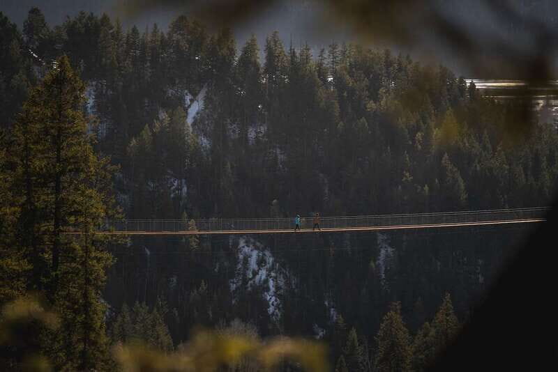 Golden, BC: Golden Skybridge Bridge Pass Admission - Walking trails to the canyon: your “warm-up” before the height