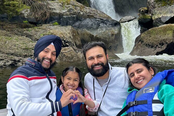 Granite and Silver Falls Private Boat Tour in Vancouver - Granite Falls: 150 Feet of Granite Slab Power