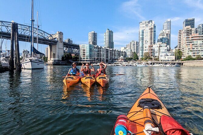 Granville Island Vancouver Kayak Tour with Coffee & Snacks (3hrs) - What to Expect From This 3-Hour Kayak Tour
