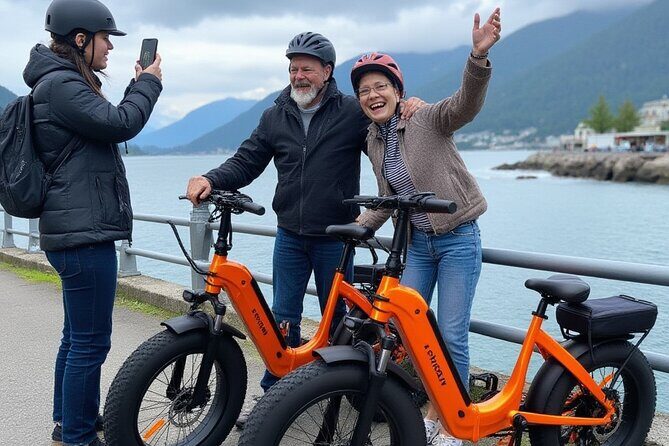 Guided E-Bike Tour Stanley Park and Hidden Gems - Small Groups - Getting rolling at Plaza of Nations: training that actually helps
