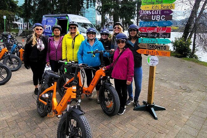 Guided E-Bike Tour Stanley Park and Hidden Gems - Small Groups - The e-bike basics: how you stay safe on narrow paths