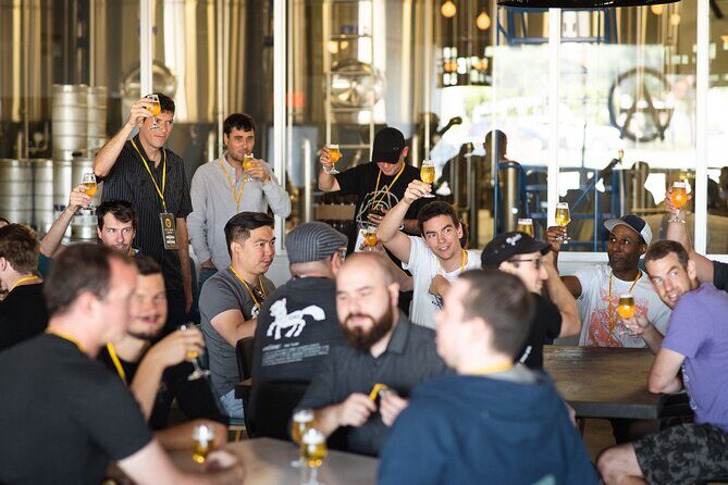Guided Happy Hour Brew Tour in Montreal with Dinner - What you’ll taste: beer-making lessons and sample flights