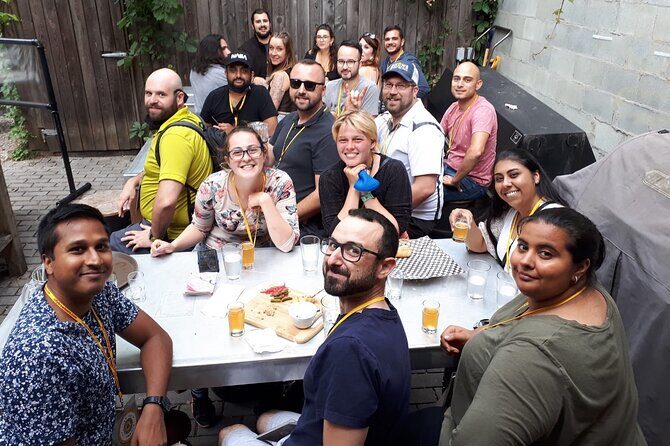 Guided Happy Hour Brew Tour in Montreal with Dinner - Dinner included with vegetarian options: what to expect from the meal
