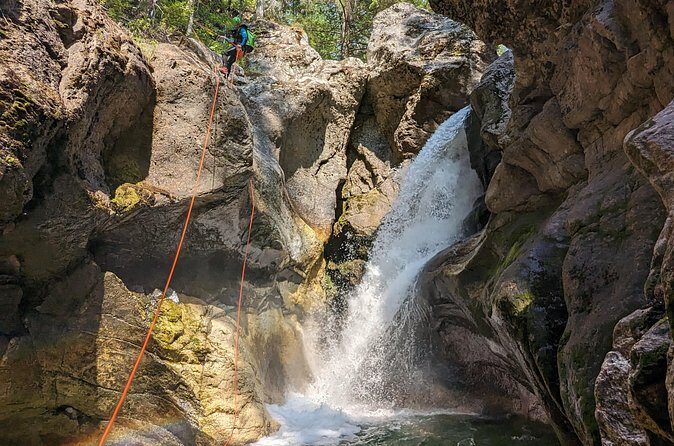 Half Day Canyoning Experience in Revelstoke - The canyon route: rappels, slides, creek scrambling, and cliff jumps