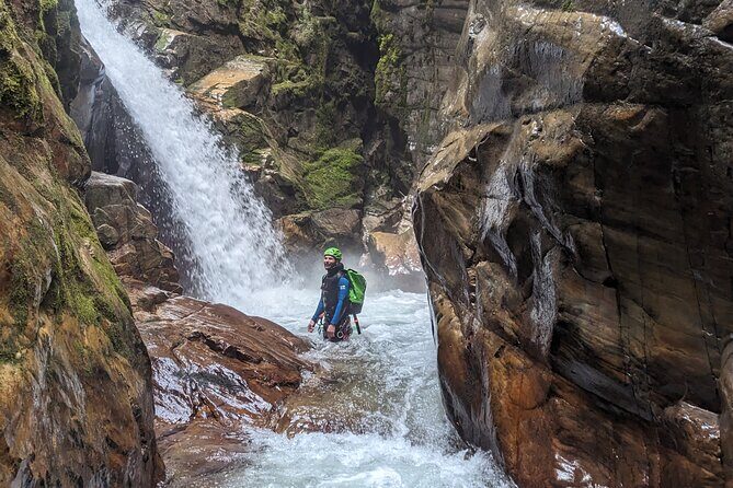Half Day Canyoning Experience in Revelstoke - Pickup, meeting point, and gearing up close to the creek