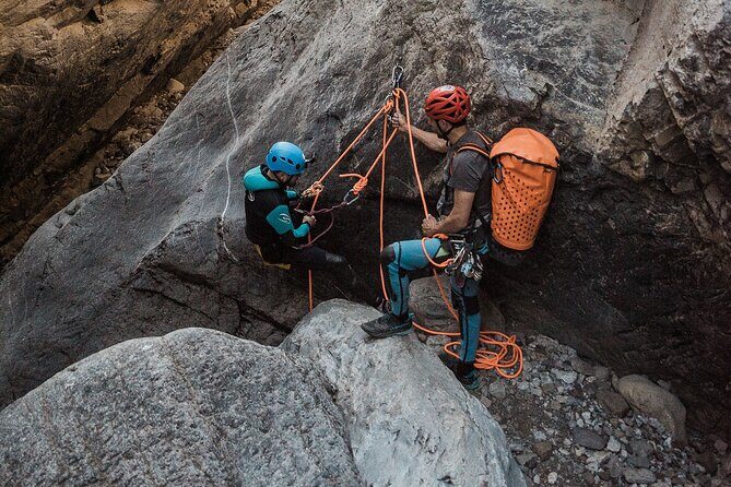 Half Day Heart Creek Canyon - Near Banff & Canmore- For Beginners - The 18-meter waterfall and the finishing slides